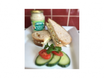 MEVALIA LOW PROTEIN DOUBLE CHEESE & CHIVE SANDWICH